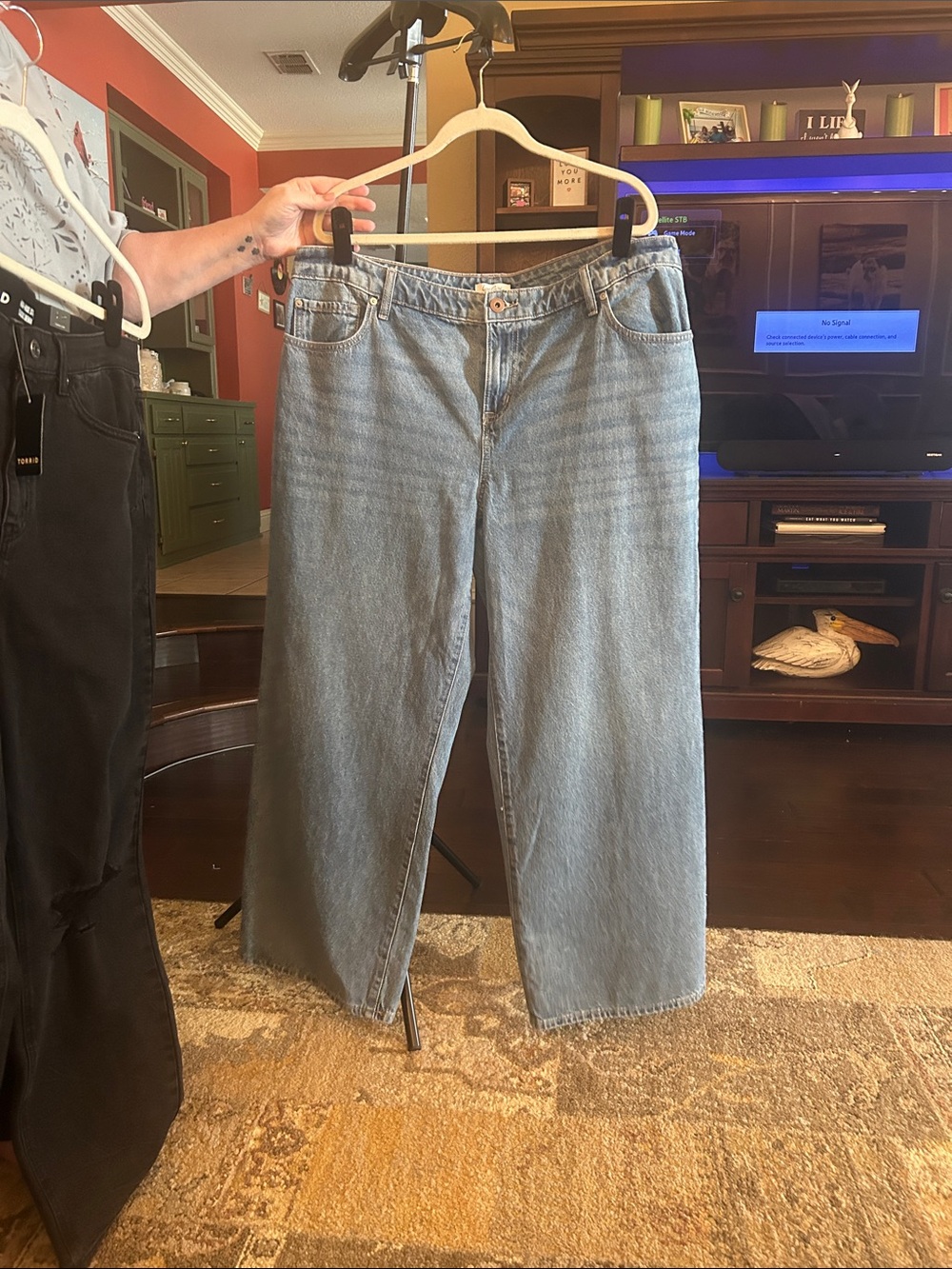 torrid Light Blue Wide Leg Jeans